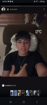 Lucas David, 18, Argentina